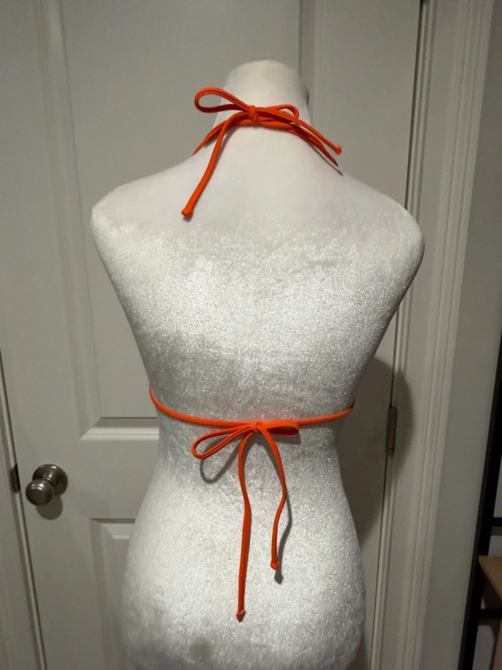 Orange Triangle Bikini Top - Women's Swim Bralette size Medium NWT - Picture 5 of 5